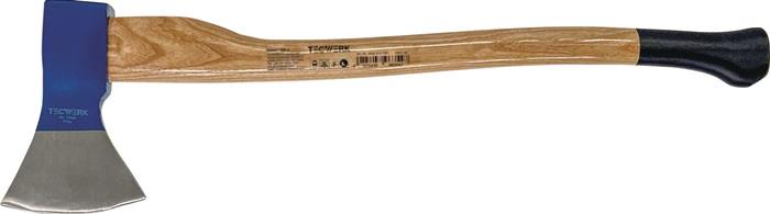 TECWERK 2000815533 Holzaxt Rheinische Form 2000g stahlgeschmiedet Eschenkuhfuß T