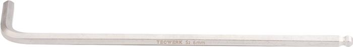 TECWERK 2000825462 Sechskantwinkelschraubend reher SW 6mm lang,Kugelk.180x32mm T