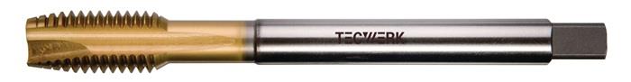 TECWERK 2000867464 Maschinengewindebohrer DIN 376B M30x3,5mm HSS-Co TiN 6H TECWE