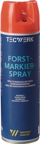 TECWERK 2000354220 Forstmarkierspray neonrot 500ml Spraydose TECWERK 2000354220