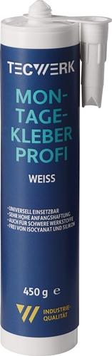 TECWERK 2000353953 Montagekleber Profi weiß 450g Kartusche TECWERK 2000353953