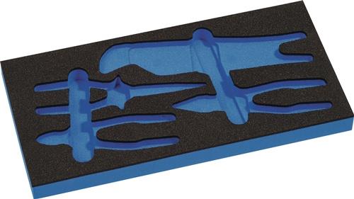 TECWERK 2000871208 Werkzeugmodul Leereinlage 1/3-Modul 2000 871 230 4-tlg.TECWER