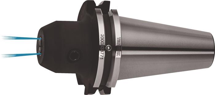 TECWERK  Flächenspannfutter DIN 69871AD/B Weldon Spann-Ø 12 mm SK40 Auskraglänge