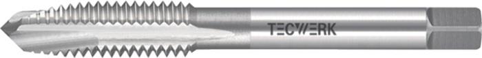 TECWERK 2000867322 Einschnittgewindebohrer DIN 352 Form B M3x0,5mm HSS-Co ISO2 (