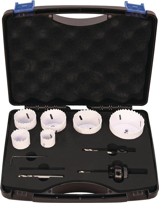 TECWERK  Lochsägen-Satz  16-teilig 16-76 mm Schnitttiefe 38 mm Bi-Metall