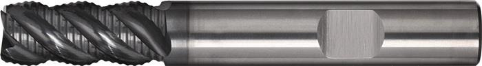 TECWERK 2000866621 Schaftfräser DIN 6527L Typ HR D.6mm Einsatz-L.-mm VHM TiAlN H