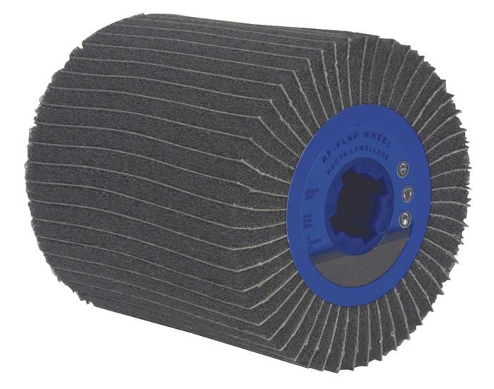 TECWERK  Satinierwalze Vlies/Gewebe  100 fine braun Ø110xB100mm 19 mm