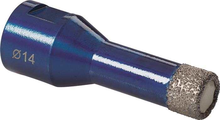 TECWERK  Diamant-Fliesenbohrer PRO M14 Ø 14 mm Länge 60,5 mm 1-teilig Segmentanz