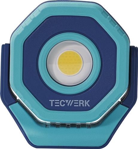 TECWERK  LED-Akkuhandleuchte  3,7 V 2600 mAh Li-Ion 7 W 100 - 800 lm Ladezeit 4