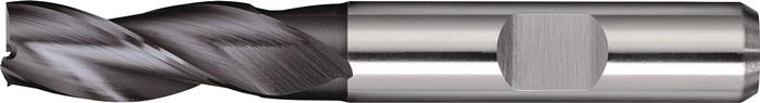 TECWERK  Bohrnutenfräser DIN 844 Typ N Nenn-Ø 3 mm HSS-Co8 TiCN DIN 1835 B Schne