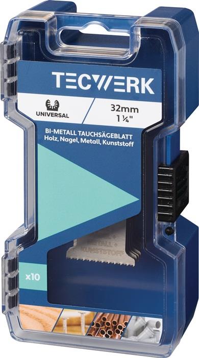 TECWERK  Tauchsägeblätter  Breite 32 mm Eintauchtiefe 51 mm 10 St. Universal