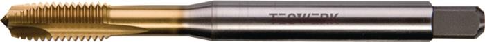TECWERK 2000867301 Maschinengewindebohrer DIN 371B M4x0,7mm HSS-Co TiN 6H TECWER