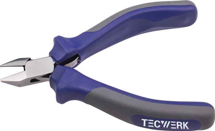 TECWERK  Elektronik-Seitenschneider  Länge 115 mm Facette ja spitz