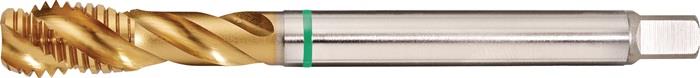 TECWERK 2000867711 Maschinengewindebohrer DIN 376C Univ.M12x1,75mm HSS-Co TiN 6H