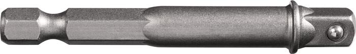 TECWERK  Adapter  Antriebssechskant 1/4 '' Abtriebsvierkant 1/4 '' Länge 65 mm