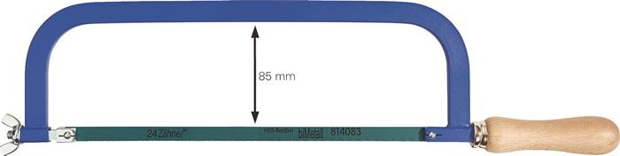 TECWERK 2000814059 Metallsägebogen Blatt-L.300mm 24 Z./Zoll H-Heft pulv.TECWERK