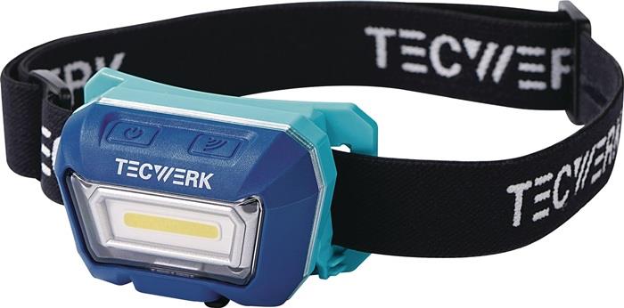 TECWERK  LED-Kopfleuchte  3,8 V 1600 mAh 1 x Li-Ion Polymer 3 W