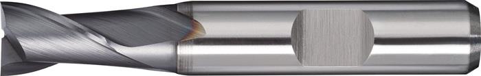 TECWERK  Bohrnutenfräser DIN 327 D Typ N Nenn-Ø 2 mm HSS-Co8 TiCN DIN 1835 B Sch