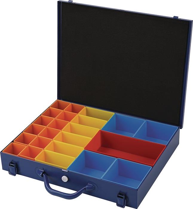TECWERK  Sortimentskasten  B438xT342xH70mm 23 Fächer blau blau