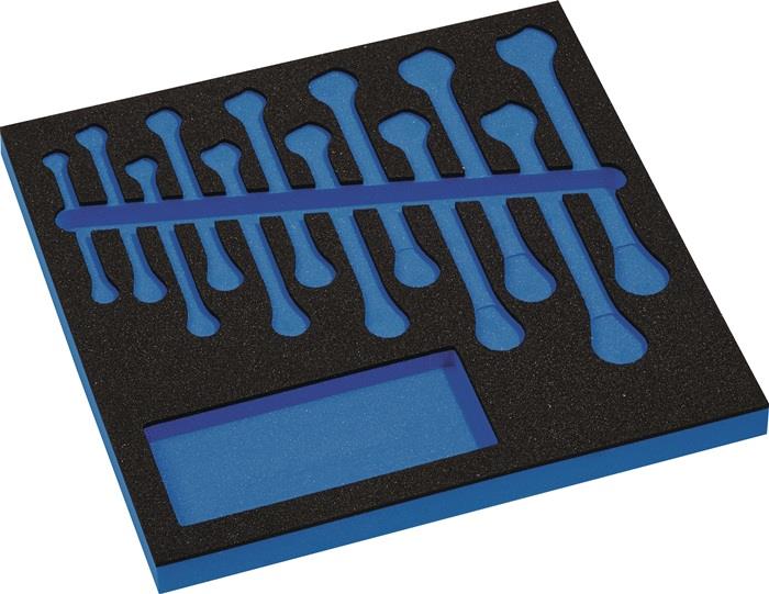 TECWERK 2000871214 Werkzeugmodul Leereinlage 2/3-Modul 2000 871 236 12-tlg.TECWE