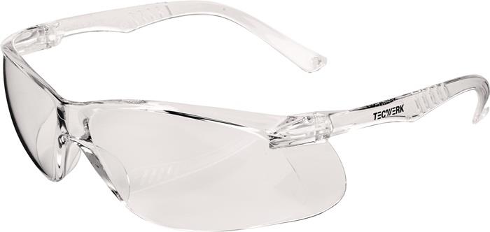 TECWERK 2000370002 Schutzbrille Daylight One EN 166 Bügel klar,Scheibe klar PC T