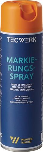 TECWERK 2000354085 Markierungsspray leuchtorange 500ml Spraydose TECWERK 2000354