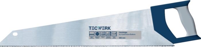 TECWERK 2000814258 Handsäge Blatt-L.550mm 7 Spitzzahnung TECWERK 2000814258