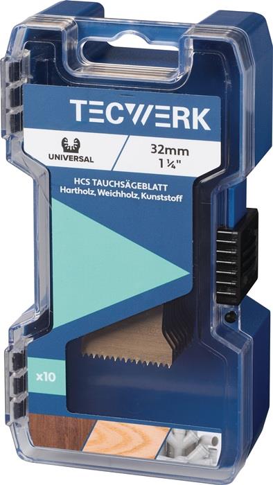 TECWERK  Tauchsägeblätter  Breite 32 mm Eintauchtiefe 42 mm 10 St. Universal