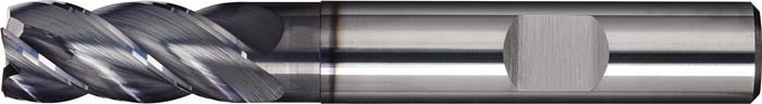 TECWERK 2000806542 Schaftfräser DIN 6527L INOX HPC D.20mm VHM TiAlN HB Z.4 lang