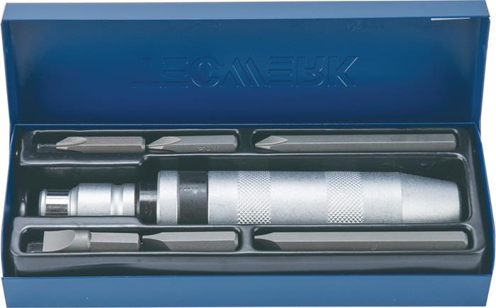 TECWERK  Schraubenlöser-Satz  8-teilig 1/2 '' in Stahlblechkassette