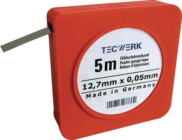 TECWERK 2000851455 Fühlerlehrenband S.0,40mm L.5m B.12,7mm TECWERK 2000851455
