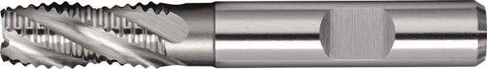 TECWERK 2000866426 Schaftfräser DIN 844 Typ NR D.12mm Einsatz-L.36mm HSS-Co5 Wel