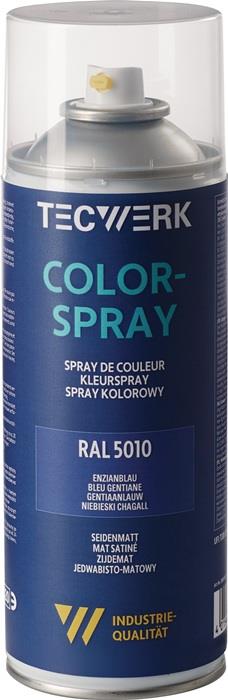 TECWERK 2000354201 Colorspray blau seidenmatt RAL 5010 400ml Spraydose TECWERK 2